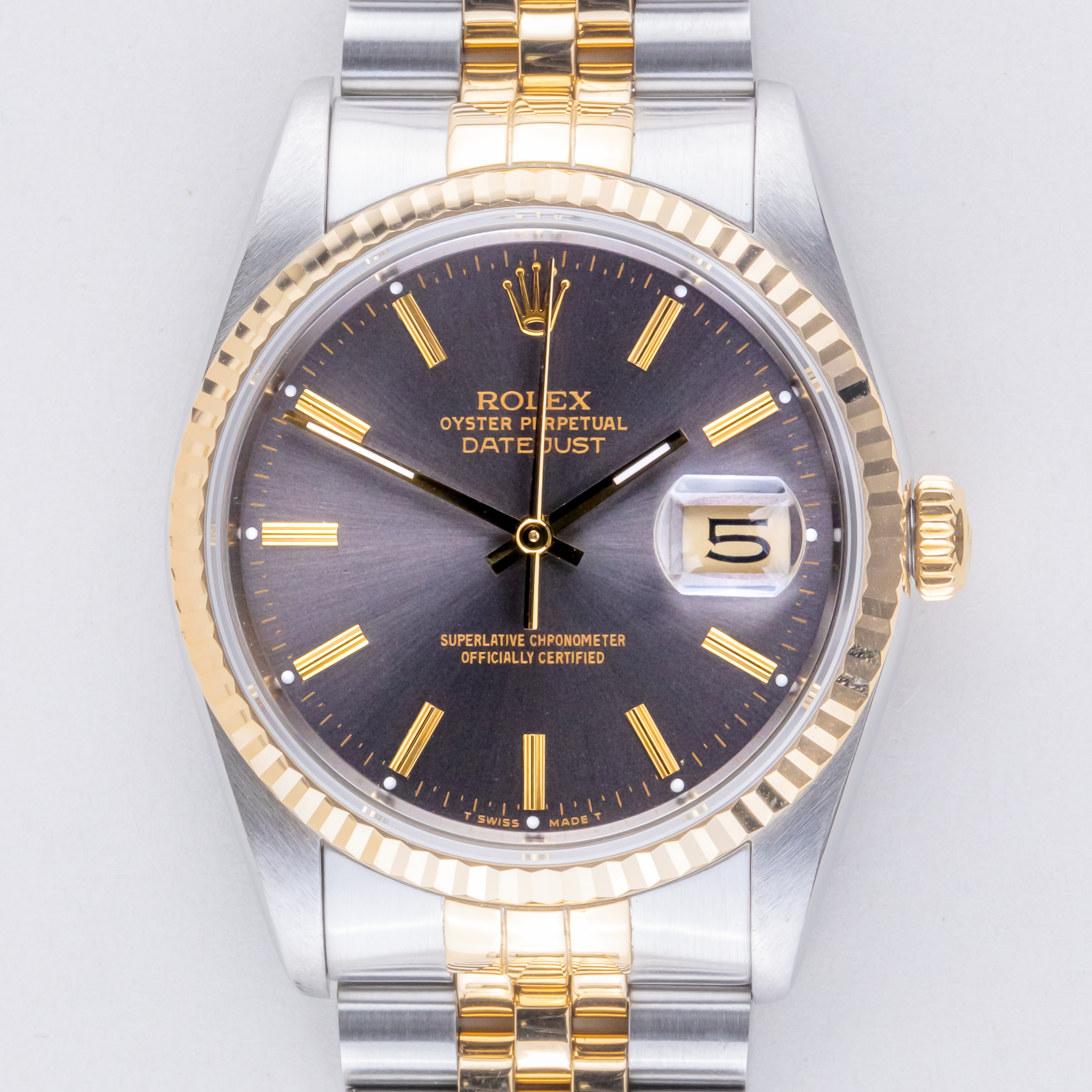 Rolex Oyster Perpetual Datejust Grey 16233 1989 (Vollständiger Satz) 3 rolex-datejust-16233-147
