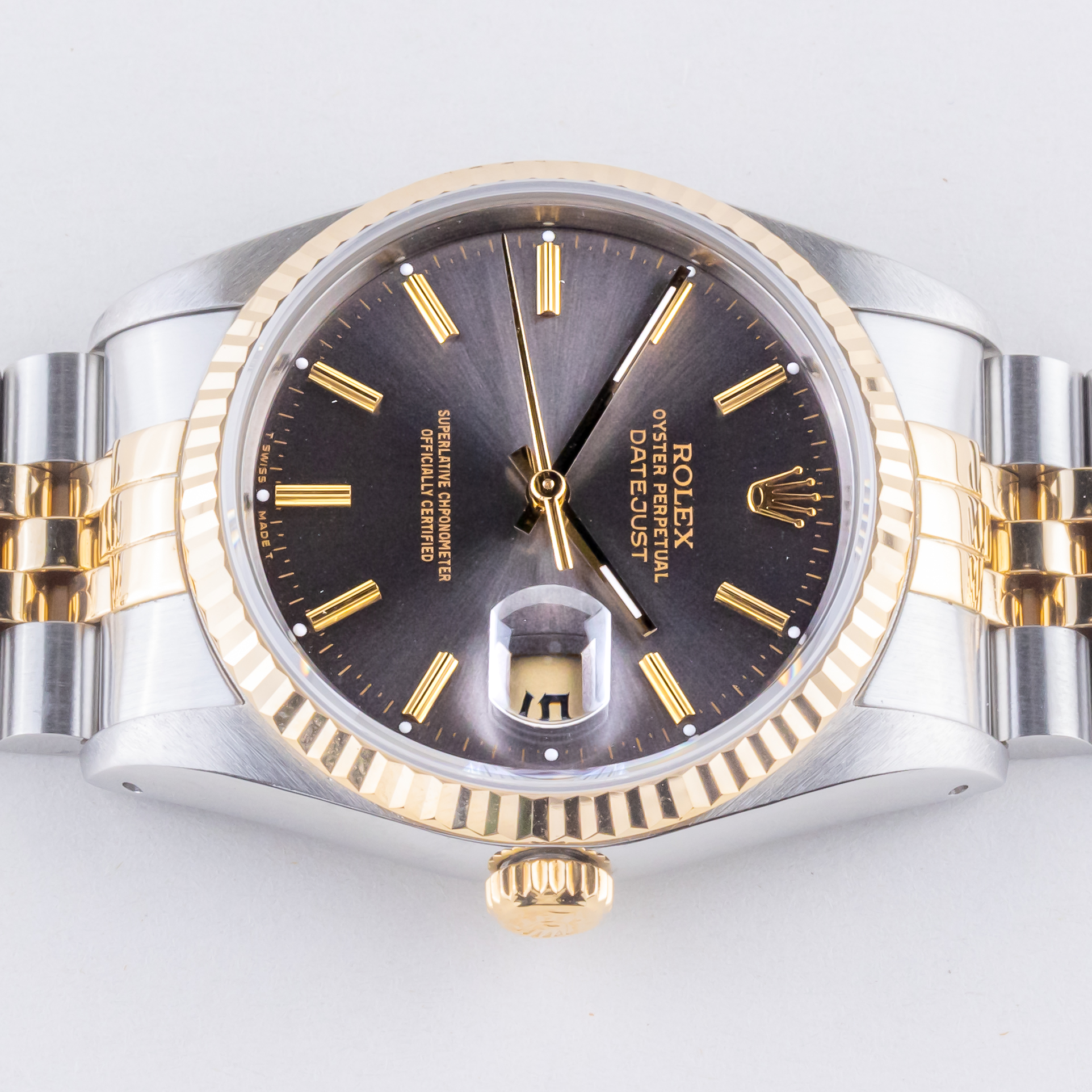 Rolex Oyster Perpetual Datejust Grey 16233 1989 (Vollständiger Satz) 6 rolex-datejust-16233-147