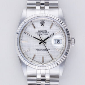 Rolex Oyster Perpetual Datejust Silver Linen 16234 1993 (Volledige Set) 10 rolex-datejust-16234-136