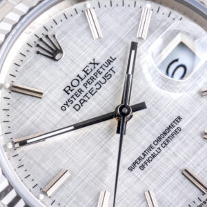 Rolex Oyster Perpetual Datejust Silver Linen 16234 1993 (Volledige Set) 9 rolex-datejust-16234-136