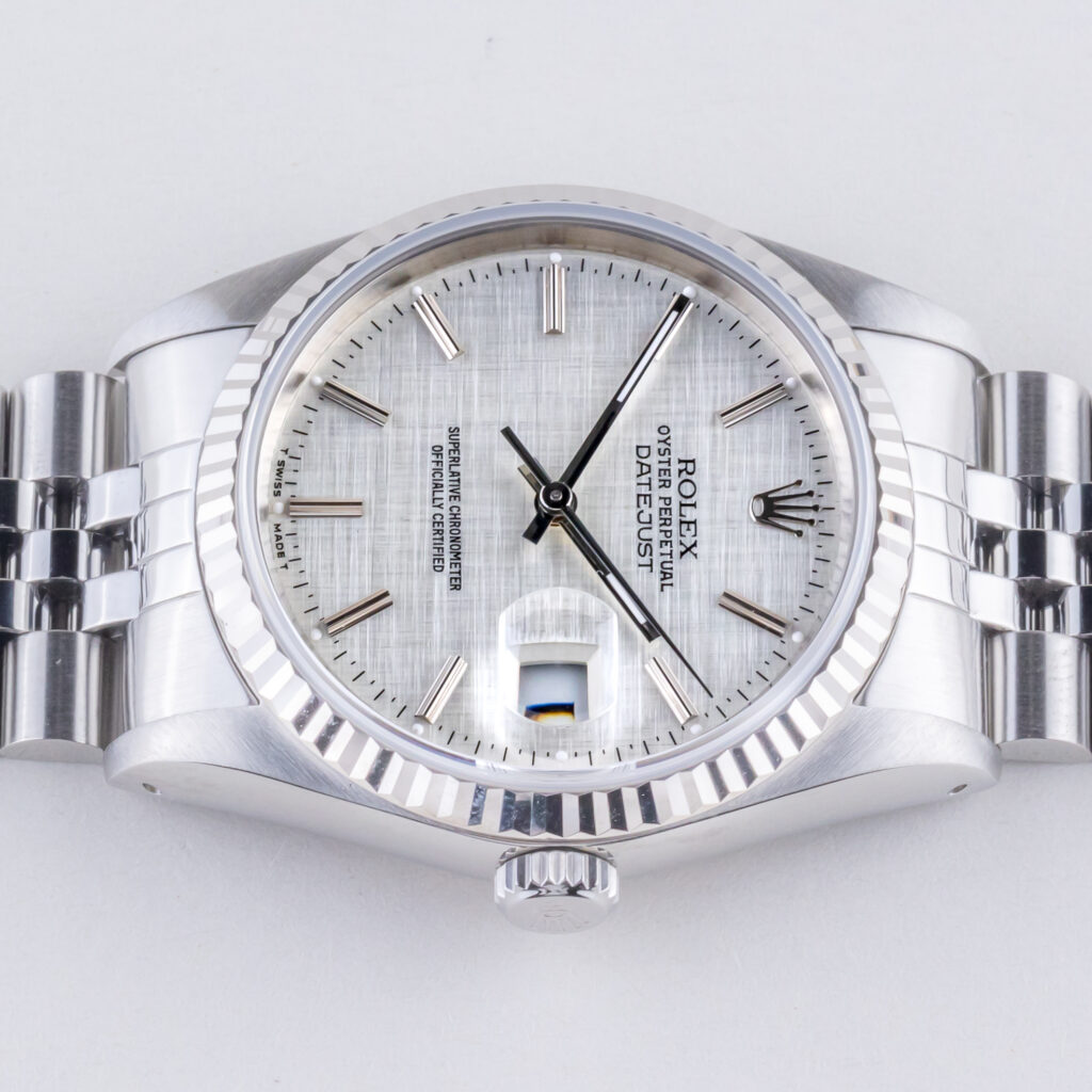 Rolex Oyster Perpetual Datejust Silver Linen 16234 1993 (Volledige Set) 13 rolex-datejust-16234-136