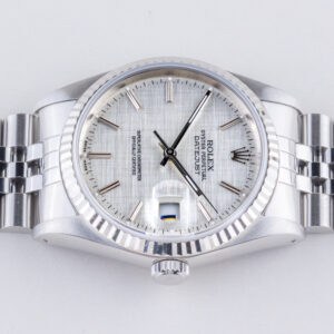 Rolex Oyster Perpetual Datejust Silver Linen 16234 1993 (Volledige Set) 13 rolex-datejust-16234-136