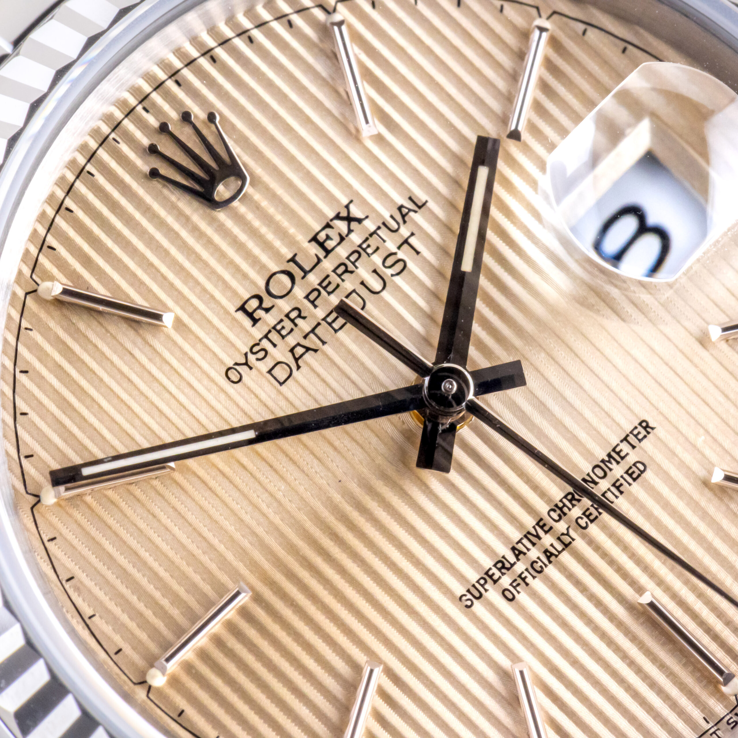 Rolex Oyster Perpetual Datejust Silver Tapestry 16234 1991 (Vollständiger Satz) 2 rolex-datejust-16234-138