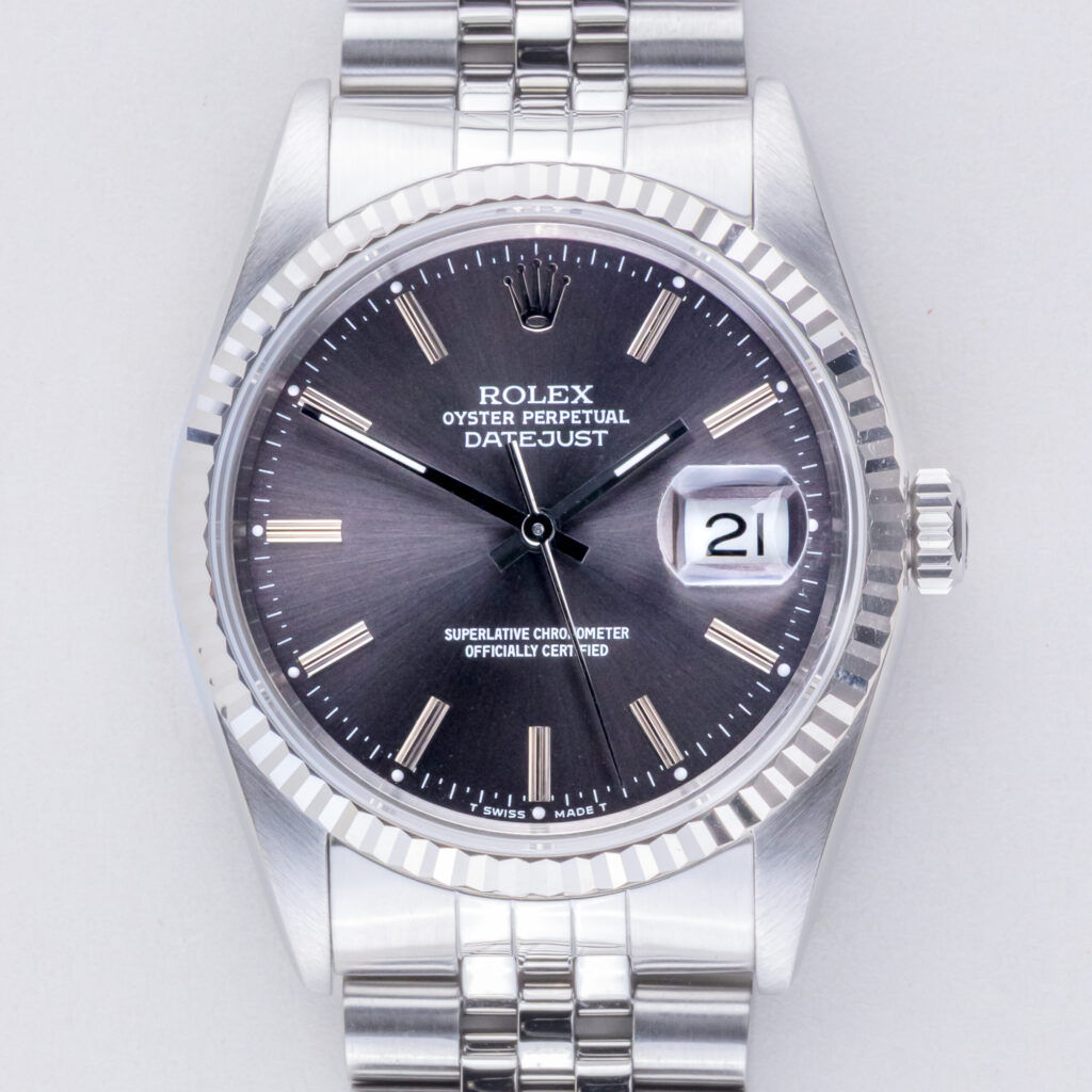 Rolex Oyster Perpetual Datejust Grey 16234 1991 (Full Set) 10 rolex-datejust-16234-139