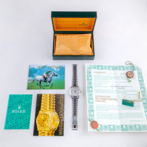 Rolex Oyster Perpetual Datejust Silver Linen 16234 1993 (Volledige Set) 15 rolex-datejust-16234-136