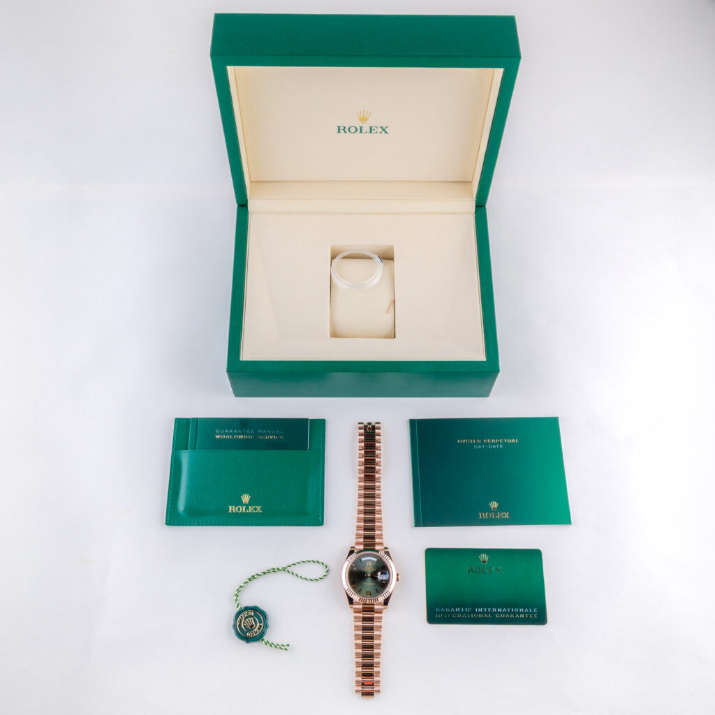 NEW Rolex Day-Date 40 Olive 228235 2025 (Full Set) 15 rolex-day-date-228235-6