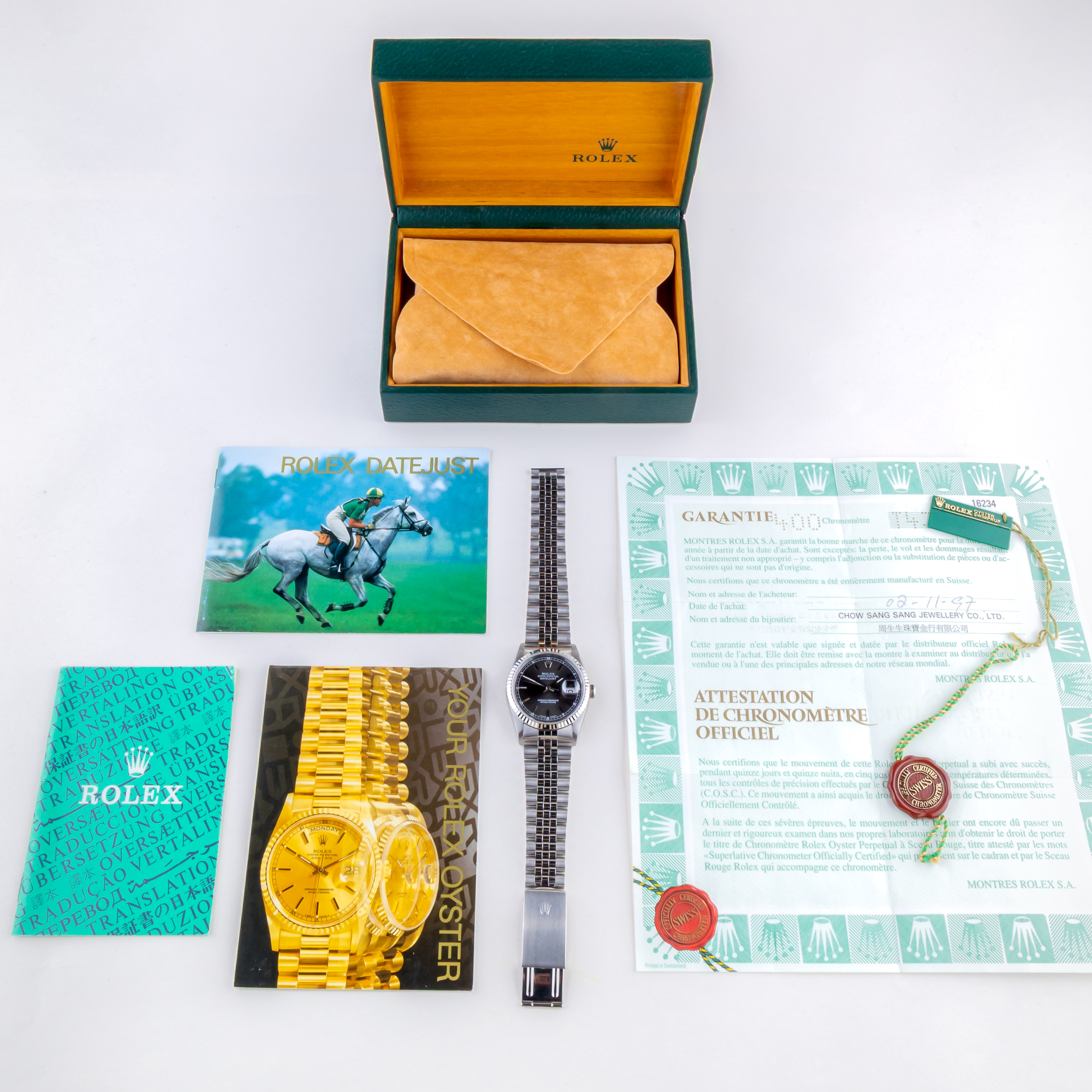 Rolex Oyster Perpetual Datejust Grey 16234 1996 (Vollständiger Satz) 8 rolex-datejust-16234-137