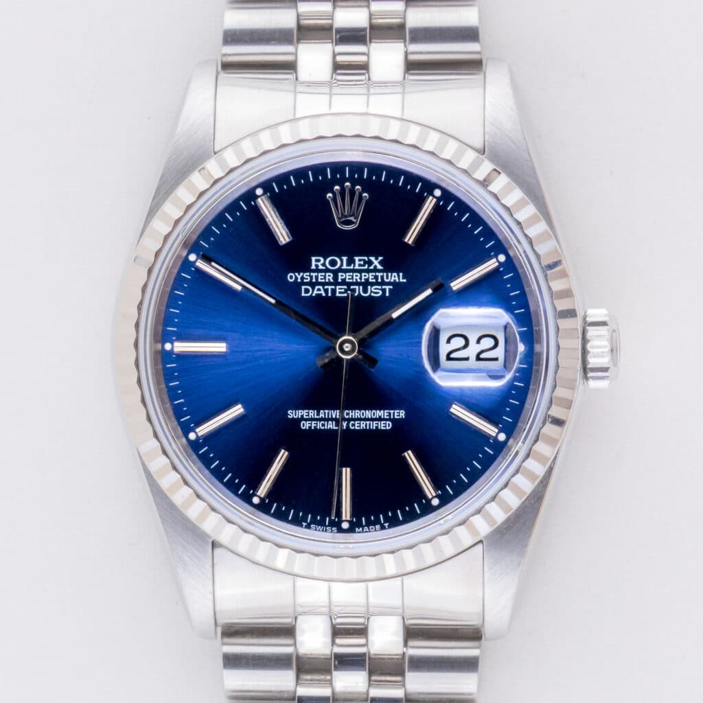 Rolex Oyster Perpetual Datejust Blue 16234 1991 (Full Set) 10 rolex-datejust-16234-108