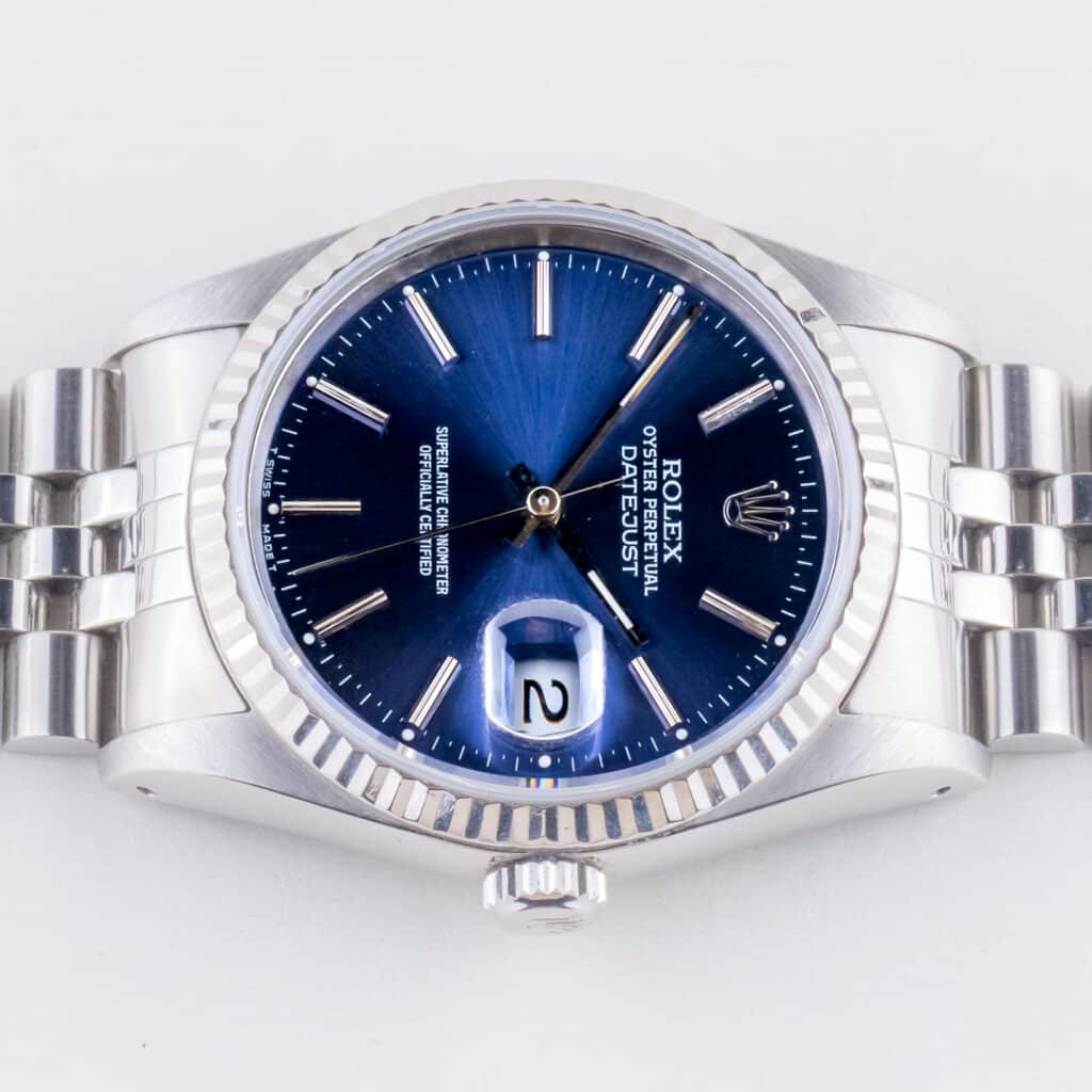 Rolex Oyster Perpetual Datejust Blue 16234 1991 (Full Set) 12 rolex-datejust-16234-108