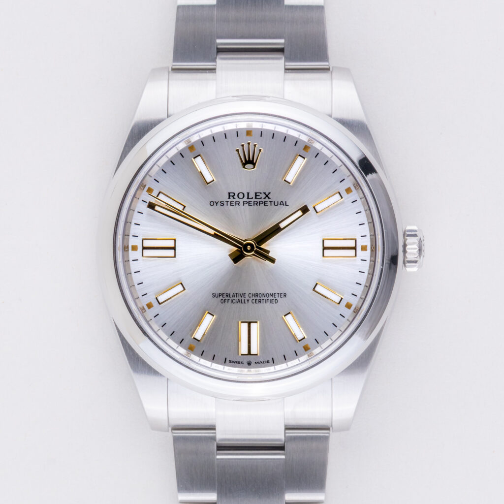 NEW Rolex Oyster Perpetual Silver 124300 2025 (Vollständiger Satz) 10 rolex-oyster-perpetual-124300-7