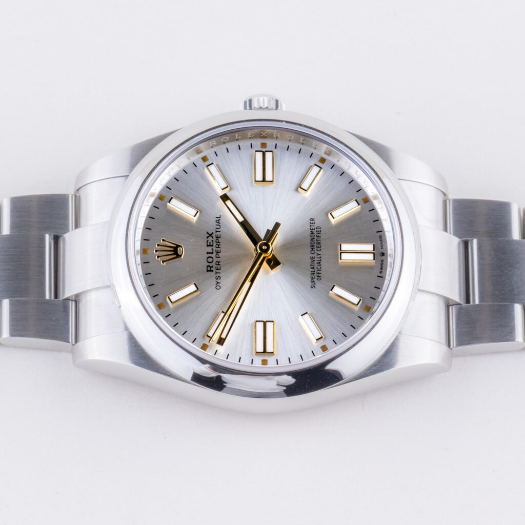 NEW Rolex Oyster Perpetual Silver 124300 2025 (Vollständiger Satz) 12 rolex-oyster-perpetual-124300-7