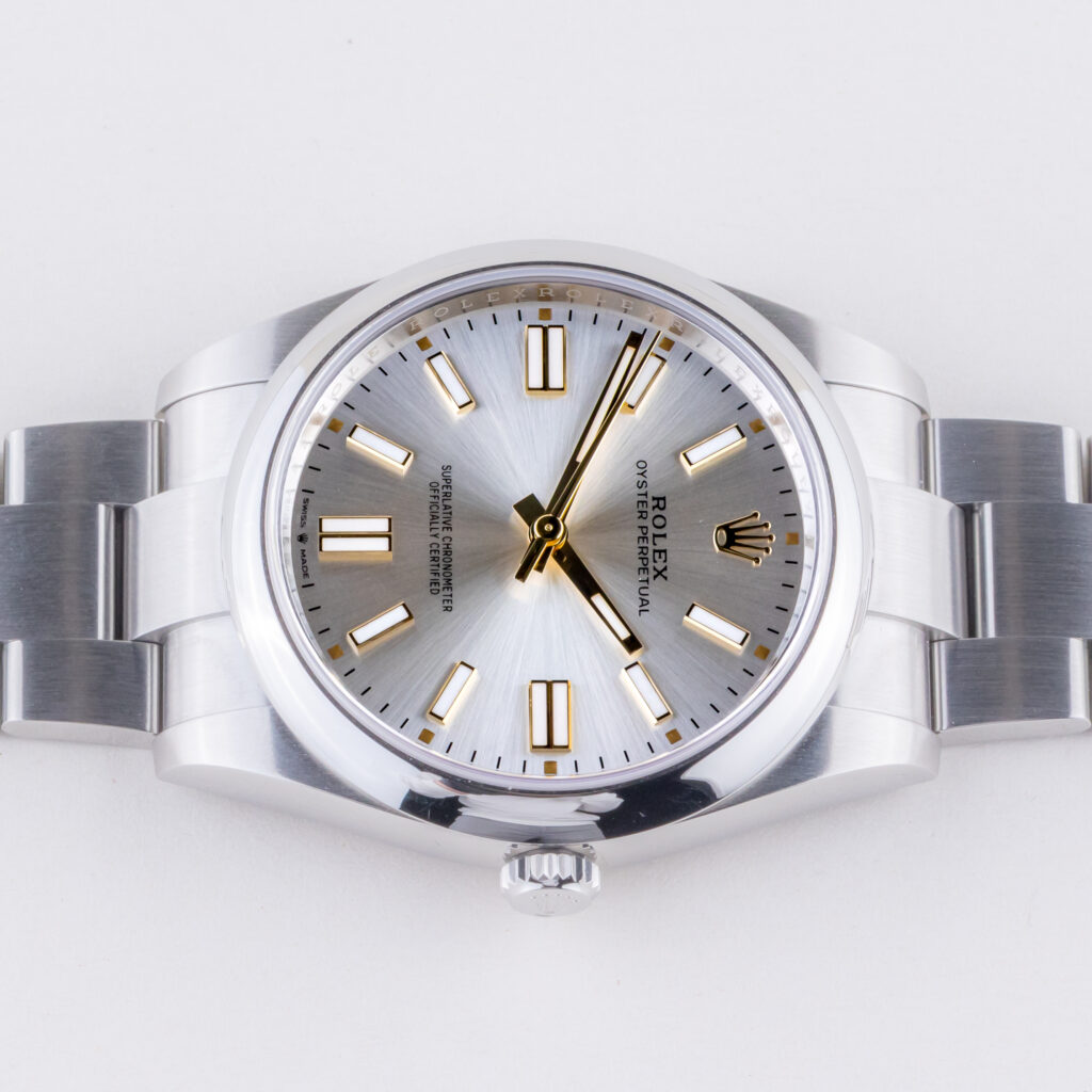 NEW Rolex Oyster Perpetual Silver 124300 2025 (Vollständiger Satz) 13 rolex-oyster-perpetual-124300-7