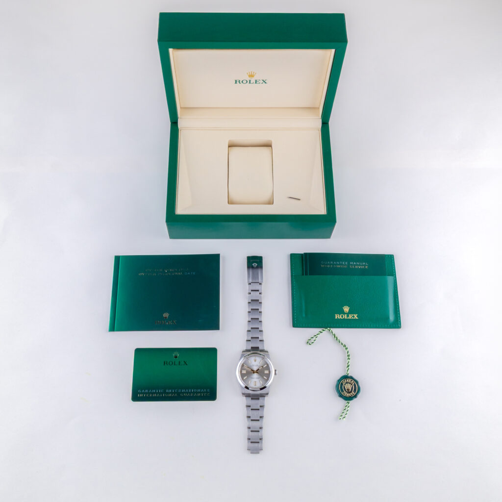 NEW Rolex Oyster Perpetual Silver 124300 2025 (Vollständiger Satz) 15 rolex-oyster-perpetual-124300-7
