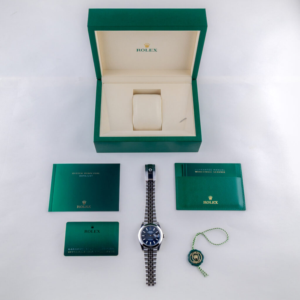 NEW Rolex Datejust 41 Blue 126300 2025 (Full Set) 15 rolex-datejust-126300-13