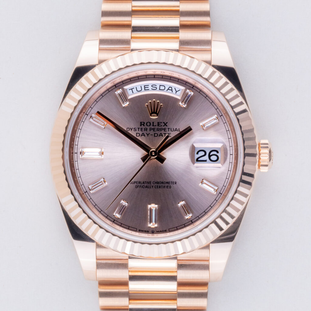NEW Rolex Day-Date 40 Rose 228235 2025 (Full Set) 10 rolex-day-date-228235-9