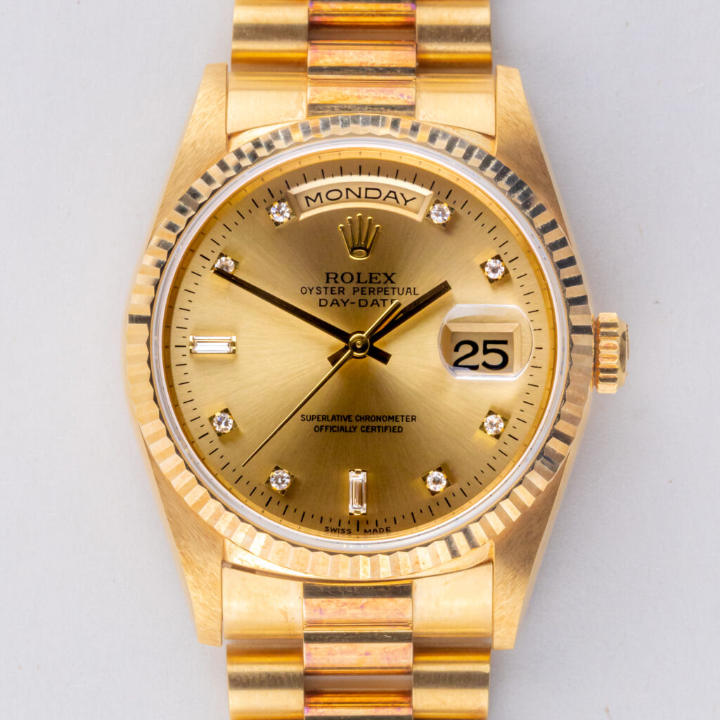 Rolex Day-Date Champagne Diamond 18238 1995 (NOS) (Full Set) 10 rolex-day-date-18238-46