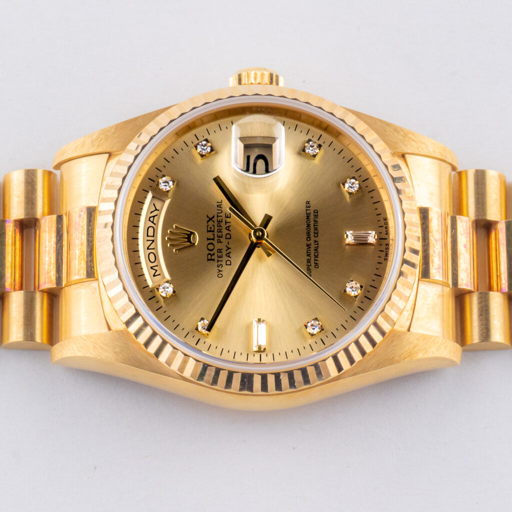 Rolex Day-Date Champagne Diamond 18238 1995 (NOS) (Full Set) 12 rolex-day-date-18238-46