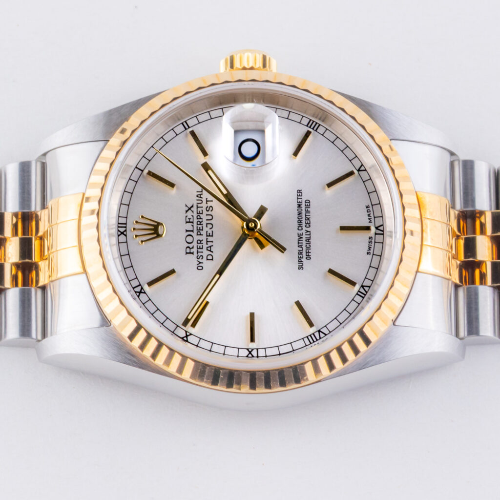 Rolex Oyster Perpetual Datejust Silver 16233 2002 (Full Set) (NOS) 12 rolex-datejust-16233-163