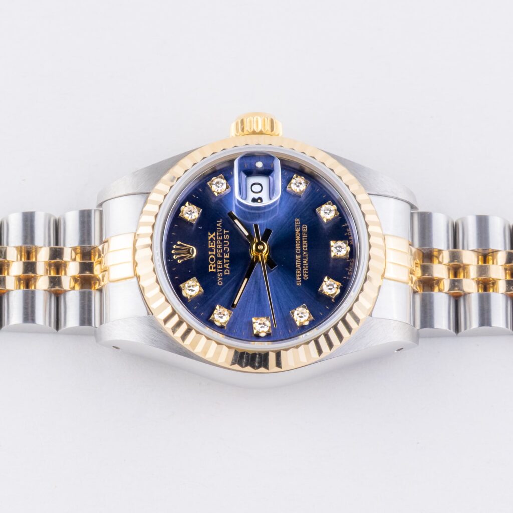 Rolex Lady-Datejust Blue Diamond 69173 1985 (Full Set) 12 rolex-lady-datejust-69173-132