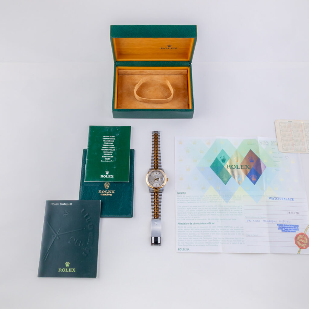 Rolex Oyster Perpetual Datejust Silver 16233 2002 (Full Set) (NOS) 15 rolex-datejust-16233-163