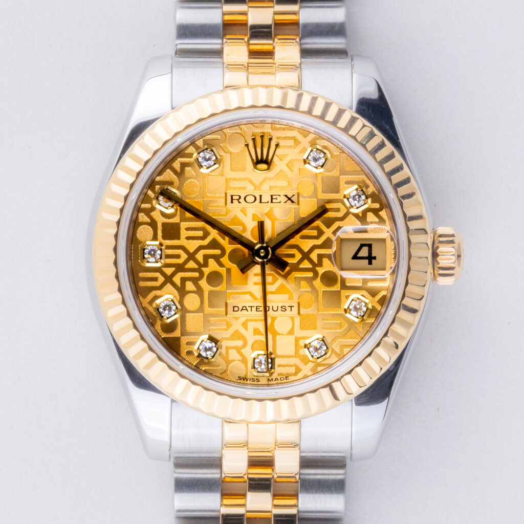 Rolex Lady-Datejust Champagne Diamond 178273 2007 (Full Set) 10 rolex-lady-datejust-178273-2