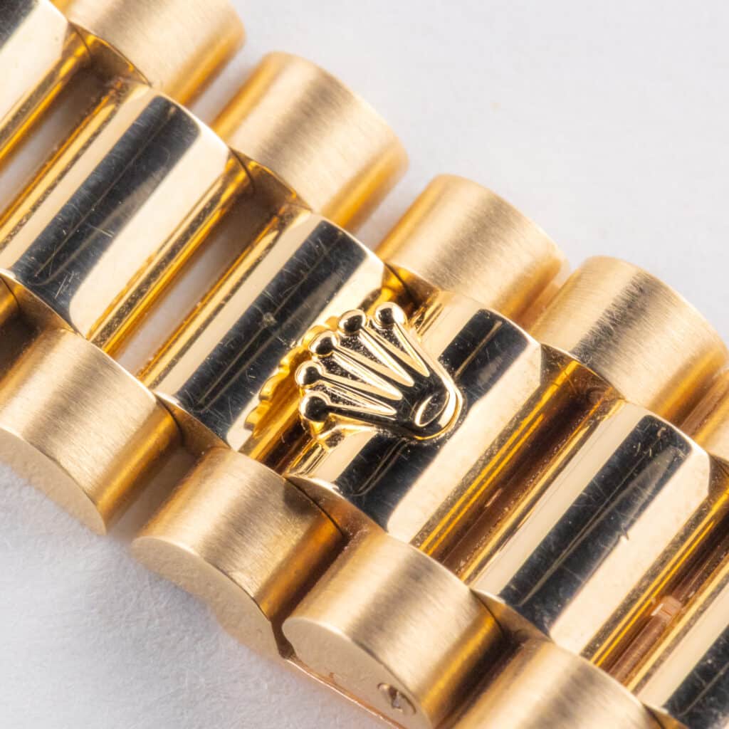 Rolex Oyster Perpetual Day-Date Champagne Diamond 118338 2000 (Volledige Set) 14 Rolex Day-Date 118338