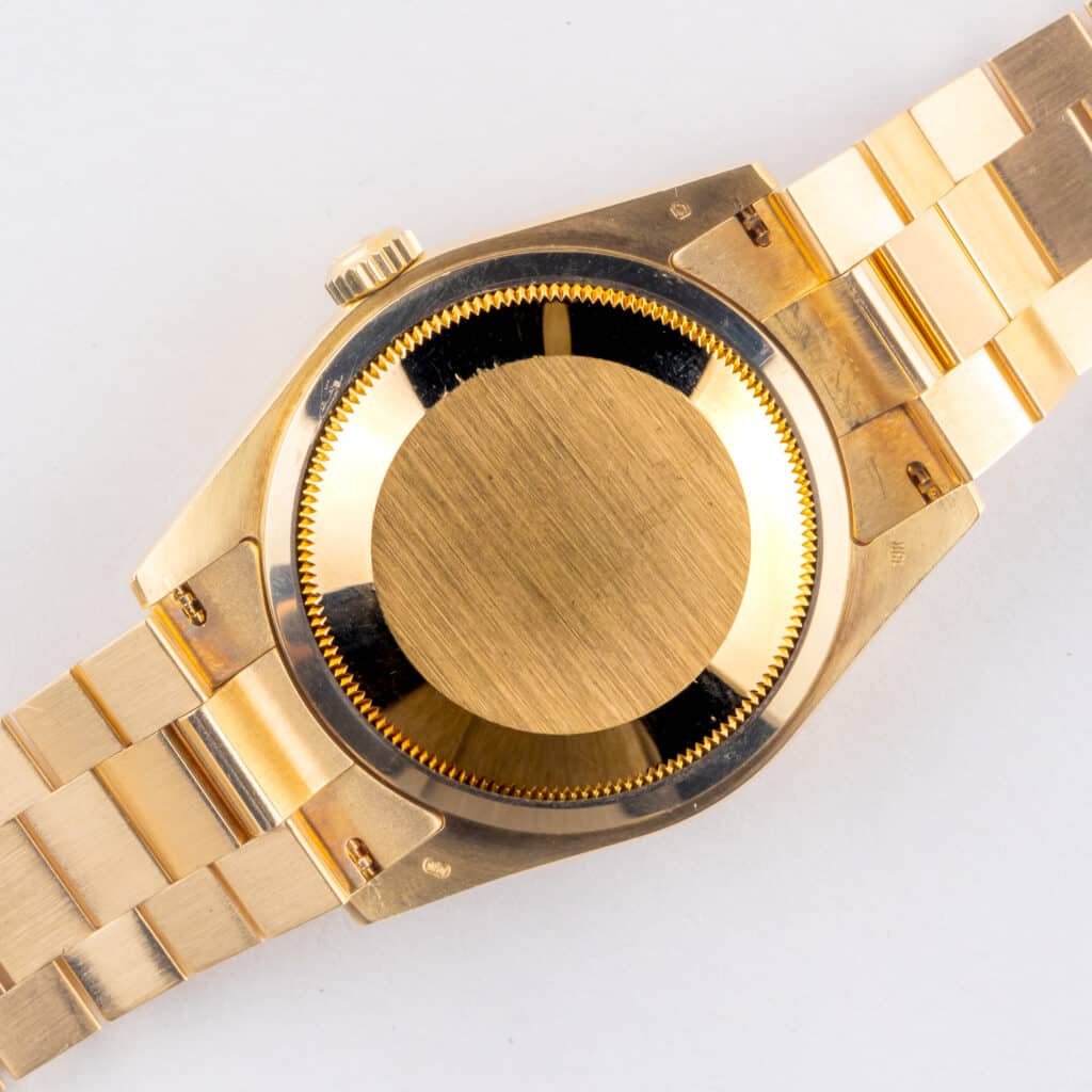 Rolex Oyster Perpetual Day-Date Champagne Diamond 118338 2000 (Volledige Set) 11 Rolex Day-Date 118338