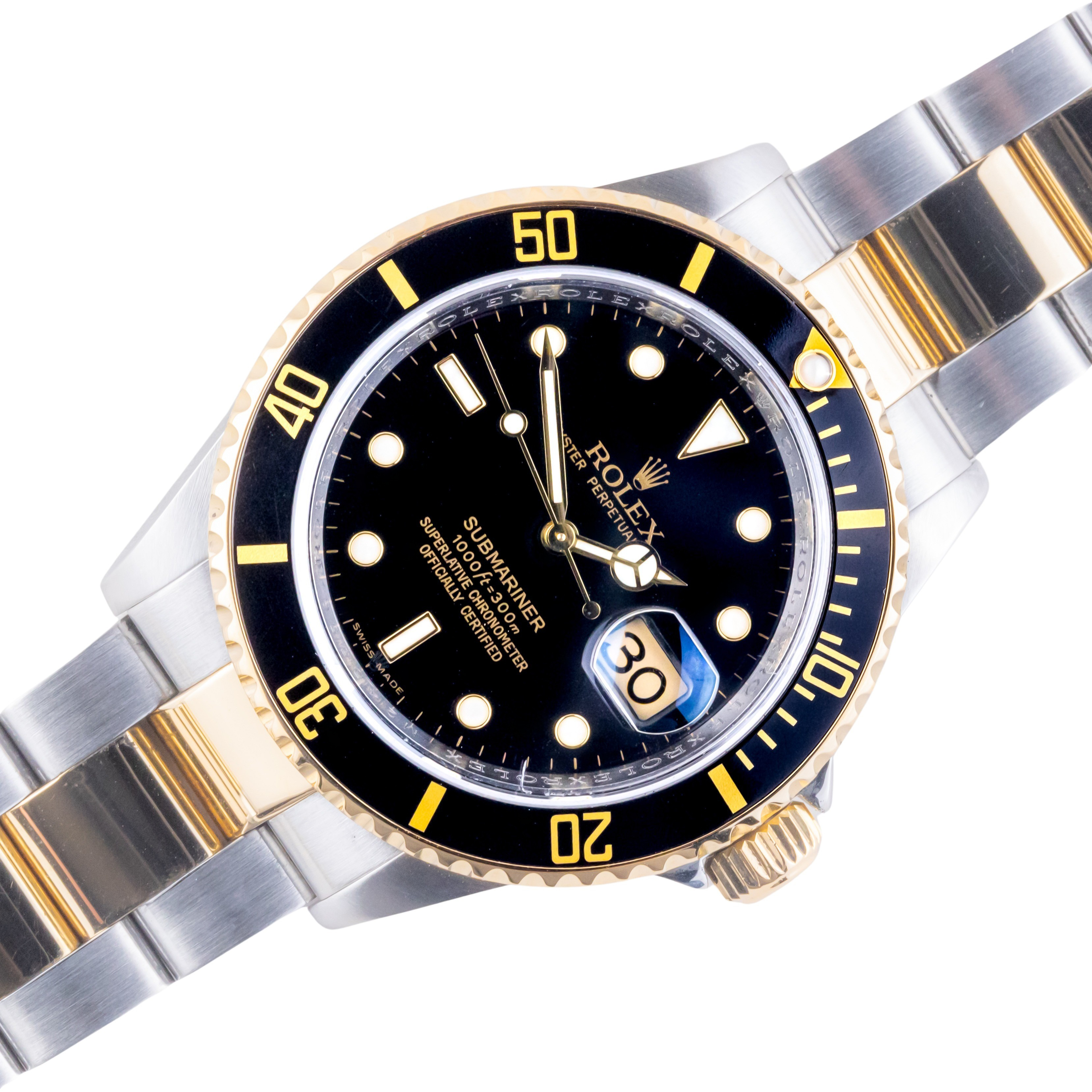 Rolex Submariner Date Black 16613 2008 1 rolex-submariner-16613