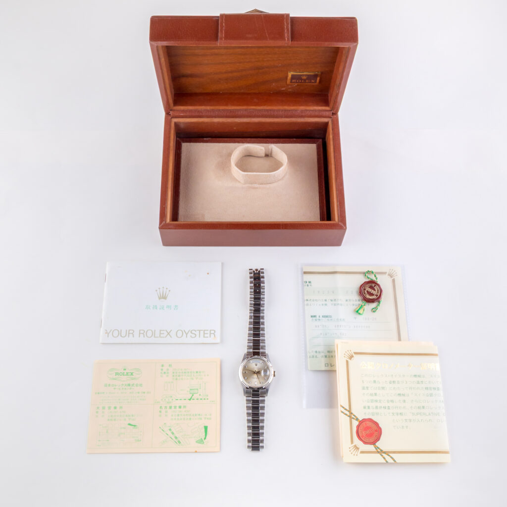 Rolex Day-Date Silver Diamond 18239 1990 (Vollständiger Satz) 15 rolex-day-date-18239-6