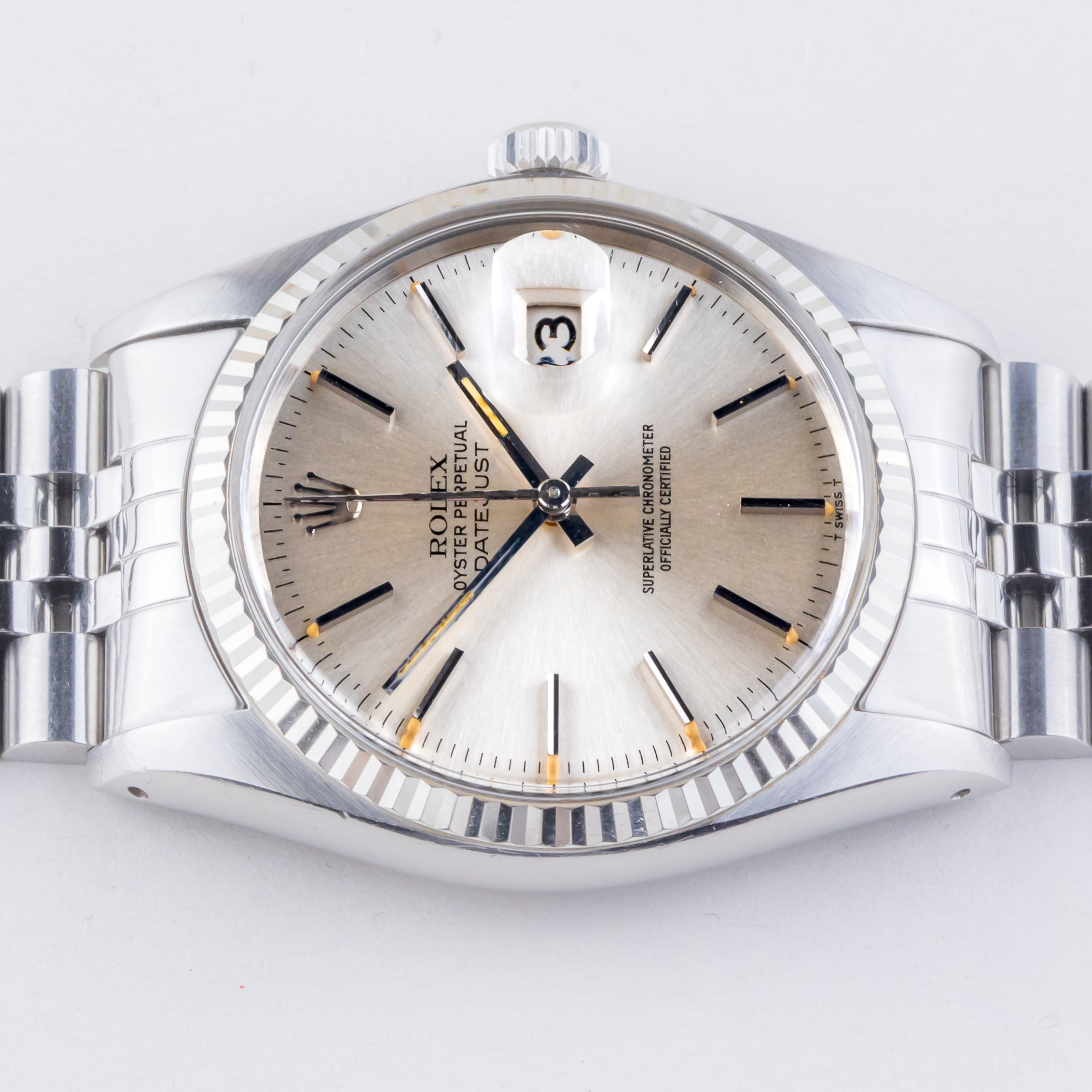 Rolex Oyster Perpetual Datejust Silver 16014 1979 (Vollständiger Satz) 5 rolex-datejust-16014-43