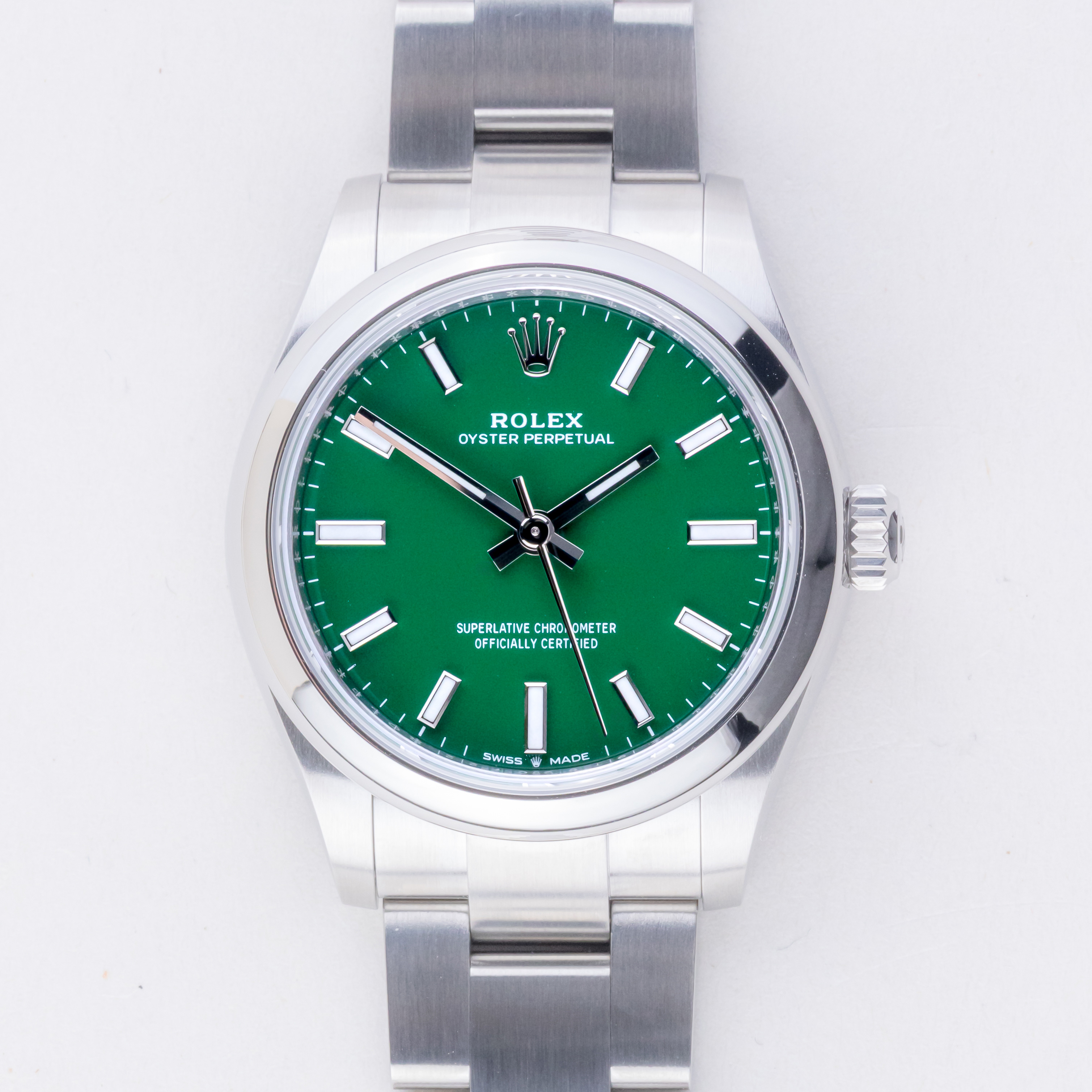 NEW Rolex Oyster Perpetual Green 277200 Tiffany 2025 (Vollständiger Satz) 3 rolex-oyster-perpetual-277200-3