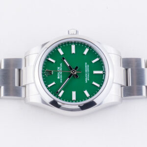 NEW Rolex Oyster Perpetual Green 277200 Tiffany 2025 (Vollständiger Satz) 12 rolex-oyster-perpetual-277200-3