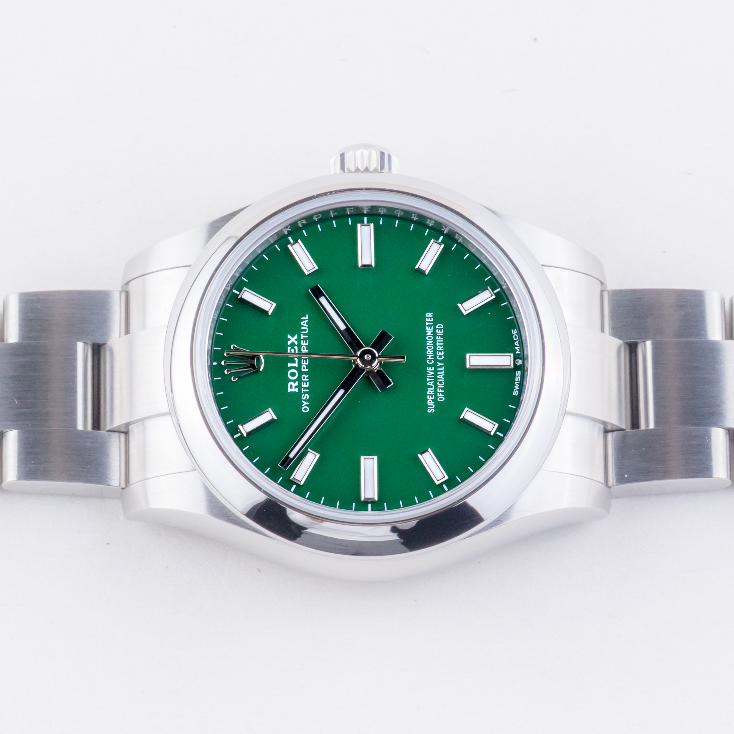 NEW Rolex Oyster Perpetual Green 277200 Tiffany 2025 (Vollständiger Satz) 5 rolex-oyster-perpetual-277200-3