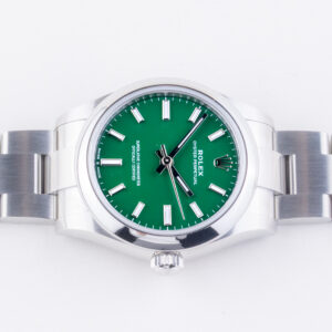 NEW Rolex Oyster Perpetual Green 277200 Tiffany 2025 (Vollständiger Satz) 13 rolex-oyster-perpetual-277200-3