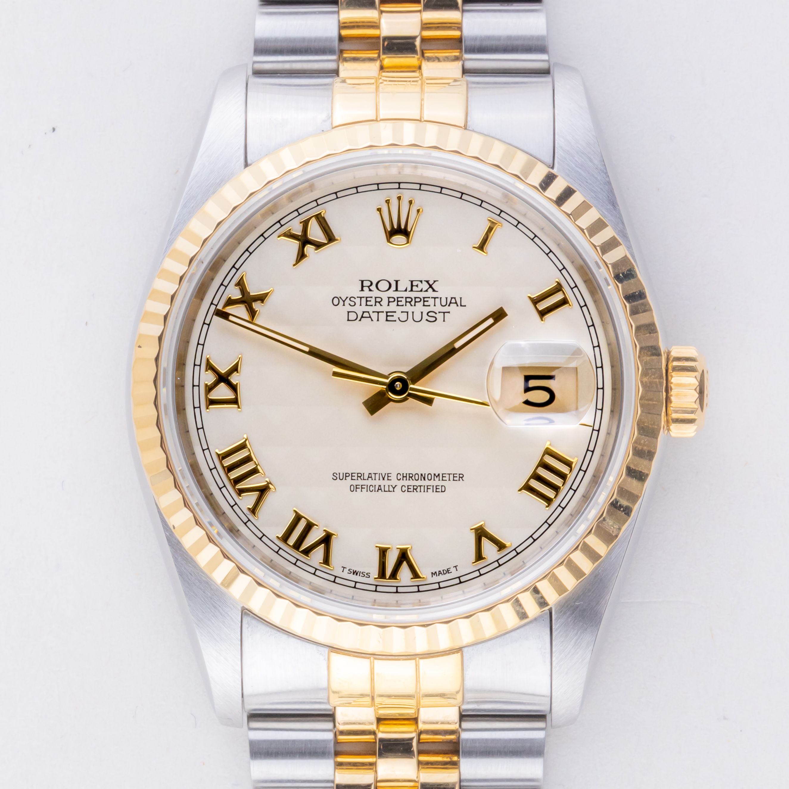 Rolex Oyster Perpetual Datejust Pyramid Roman 16233 1995 (Vollständiger Satz) 3 rolex-datejust-16233-166