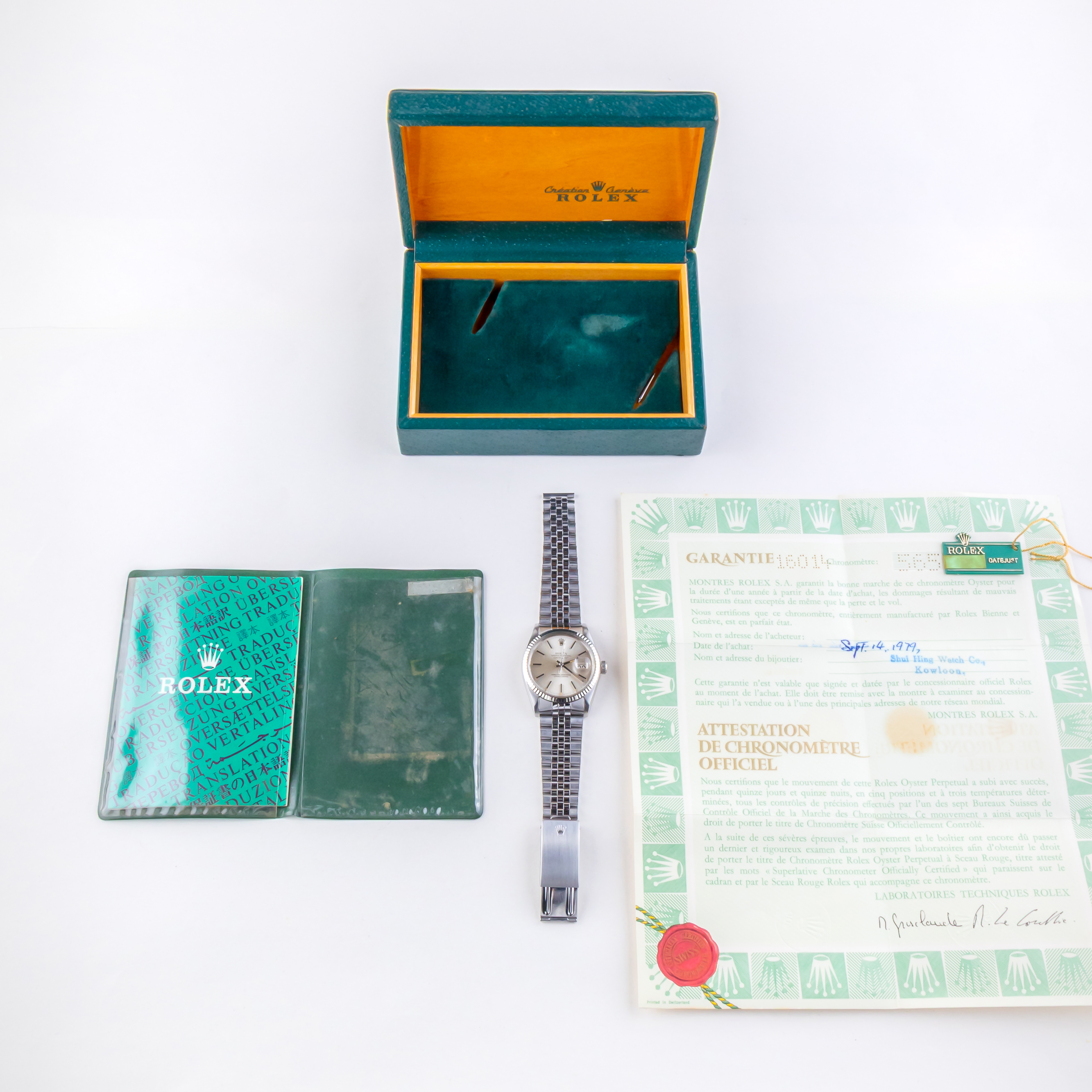 Rolex Oyster Perpetual Datejust Silver 16014 1979 (Vollständiger Satz) 8 rolex-datejust-16014-43