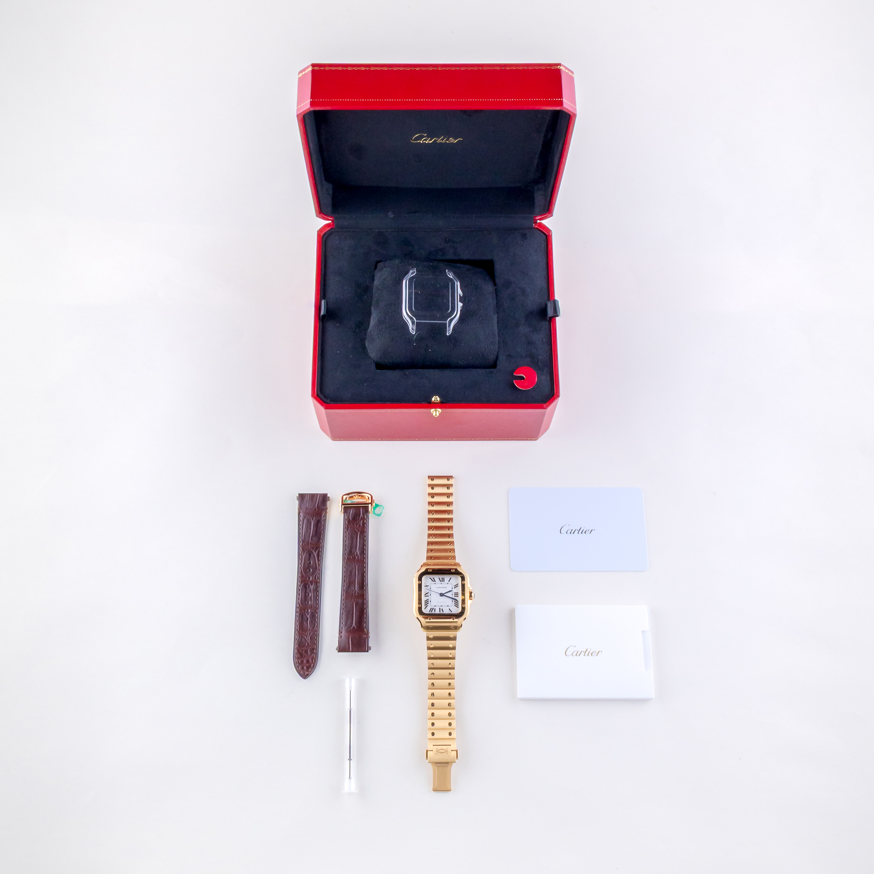 NEW Cartier Santos Medium 2025 WGSA0030 (Full Set) 8 cartier-santos-wgsa0030