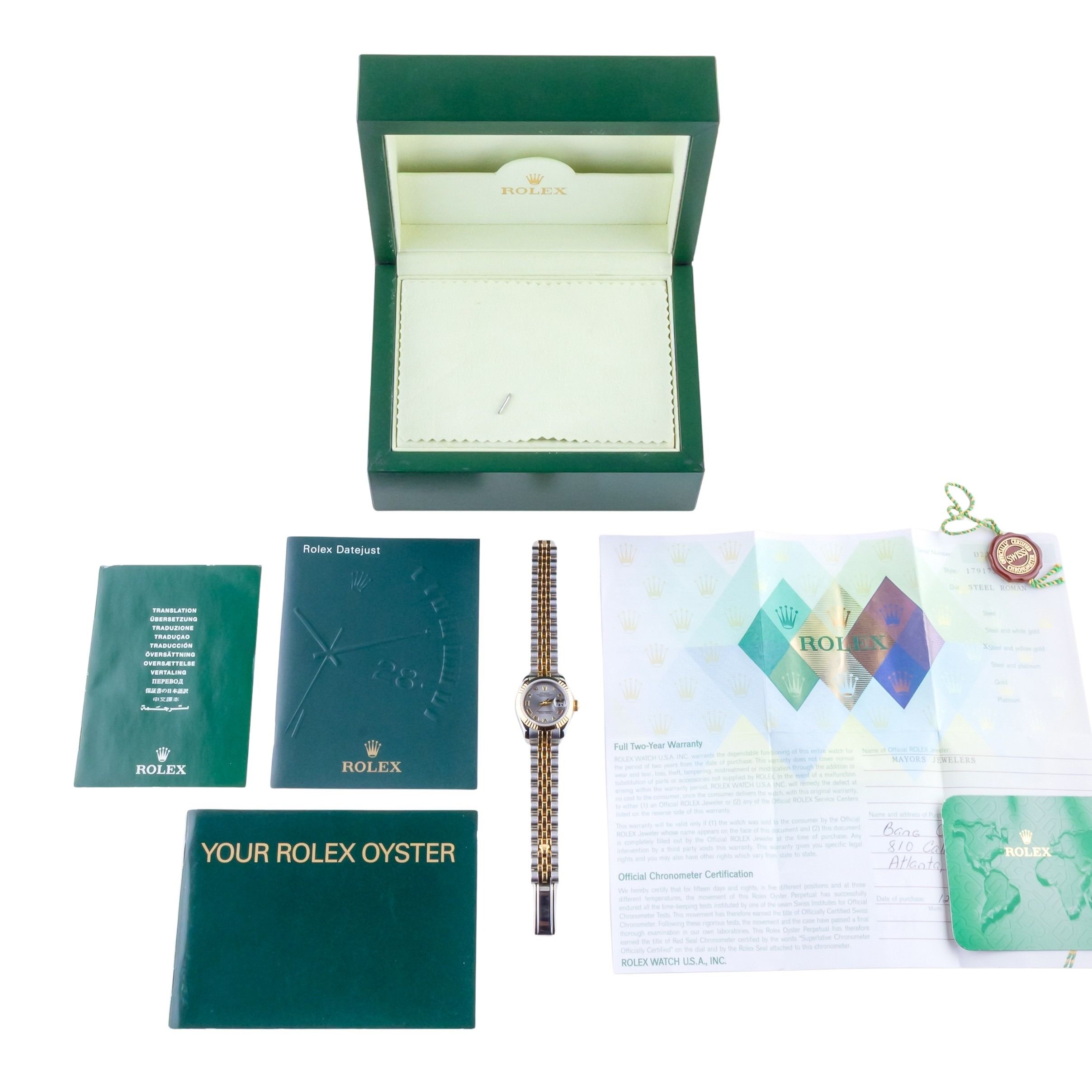 Rolex Lady-Datejust Grey Roman 179173 2006 (Vollständiger Satz) 8 rolex-lady-datejust-179173-6