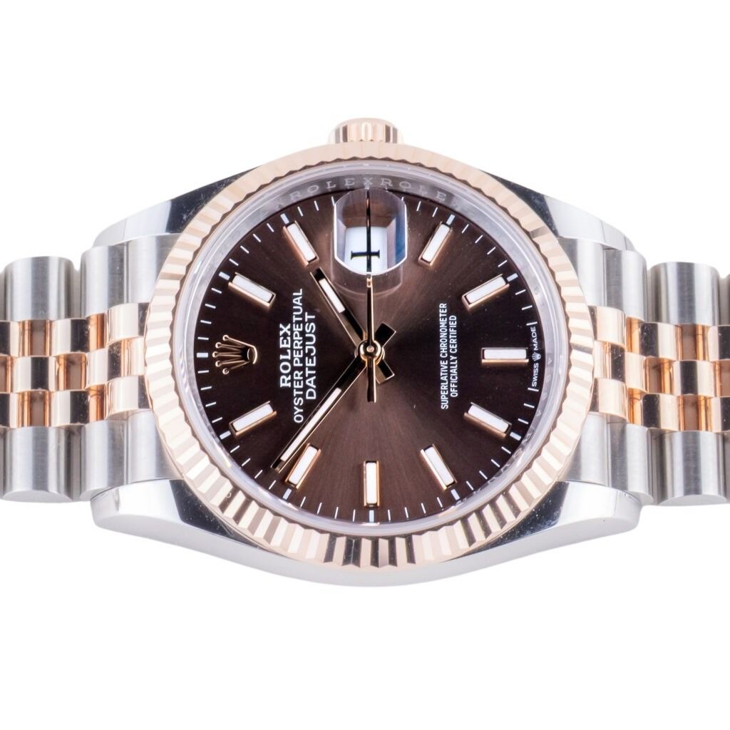 NEW Rolex Oyster Perpetual Datejust Chocolate 126231 2025 (Volledige Set) 5 rolex-datejust-126231-9