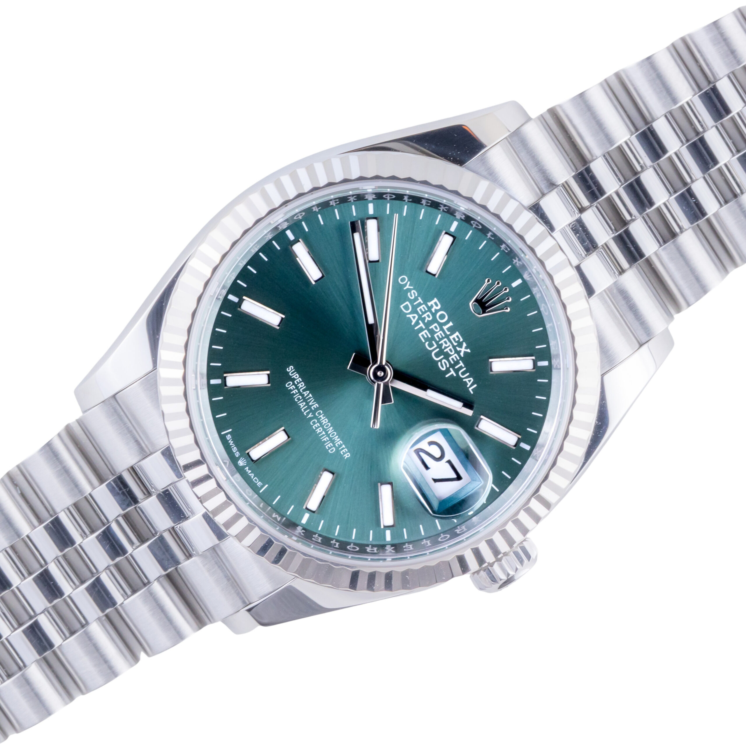 Rolex Datejust Mint Green 126234 2024 (Vollständiger Satz) 1 Rolex Datejust Mint Green 126234 2024 (Vollständiger Satz)