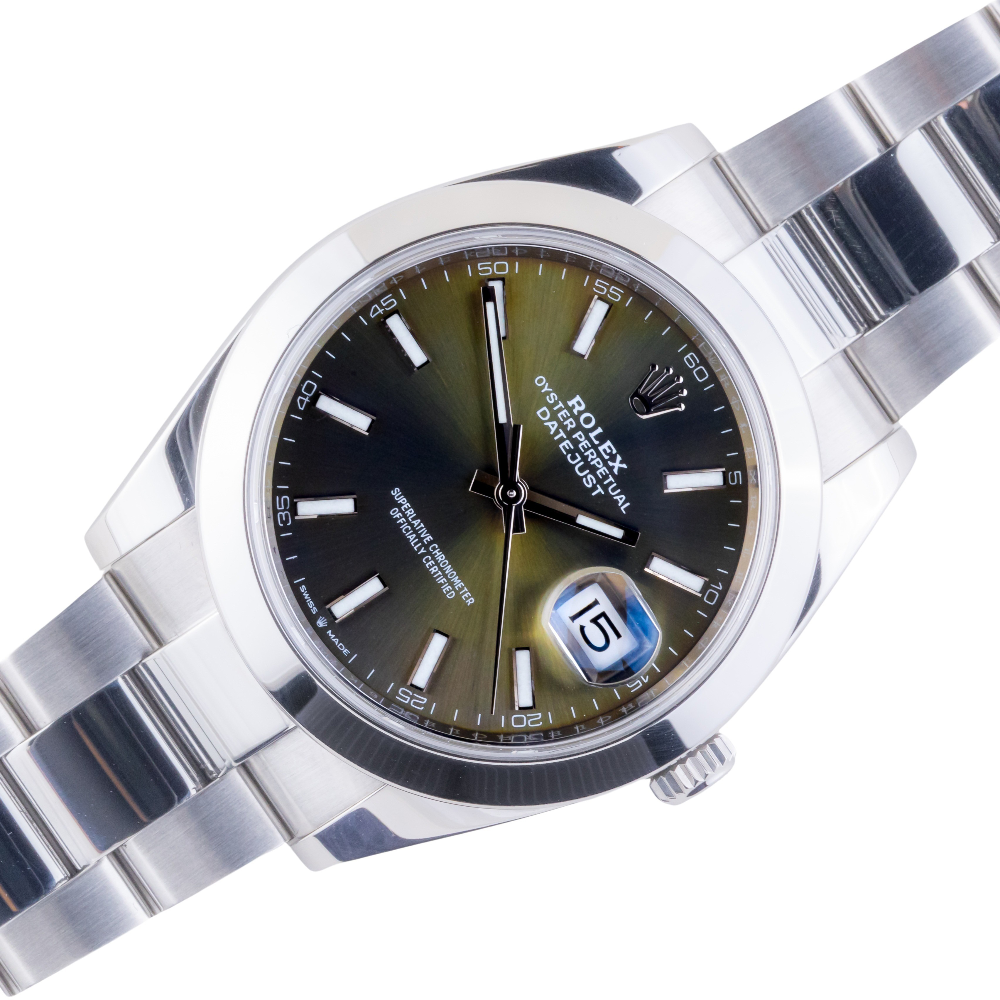 Rolex Datejust 41 Rhodium 126300 2019 (Vollständiger Satz) 1 Rolex Datejust 41 Rhodium 126300 2019 (Vollständiger Satz)