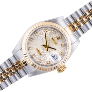 Rolex Lady-Datejust Silver Diamond 69173 1993 (Volledige Set)