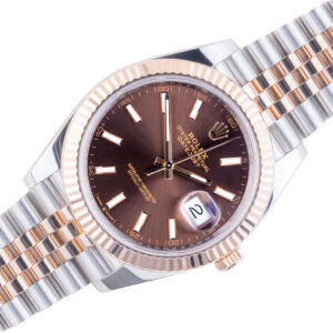 Rolex Oyster Perpetual Datejust Chocolate 126331 2021 (Vollständiger Satz)