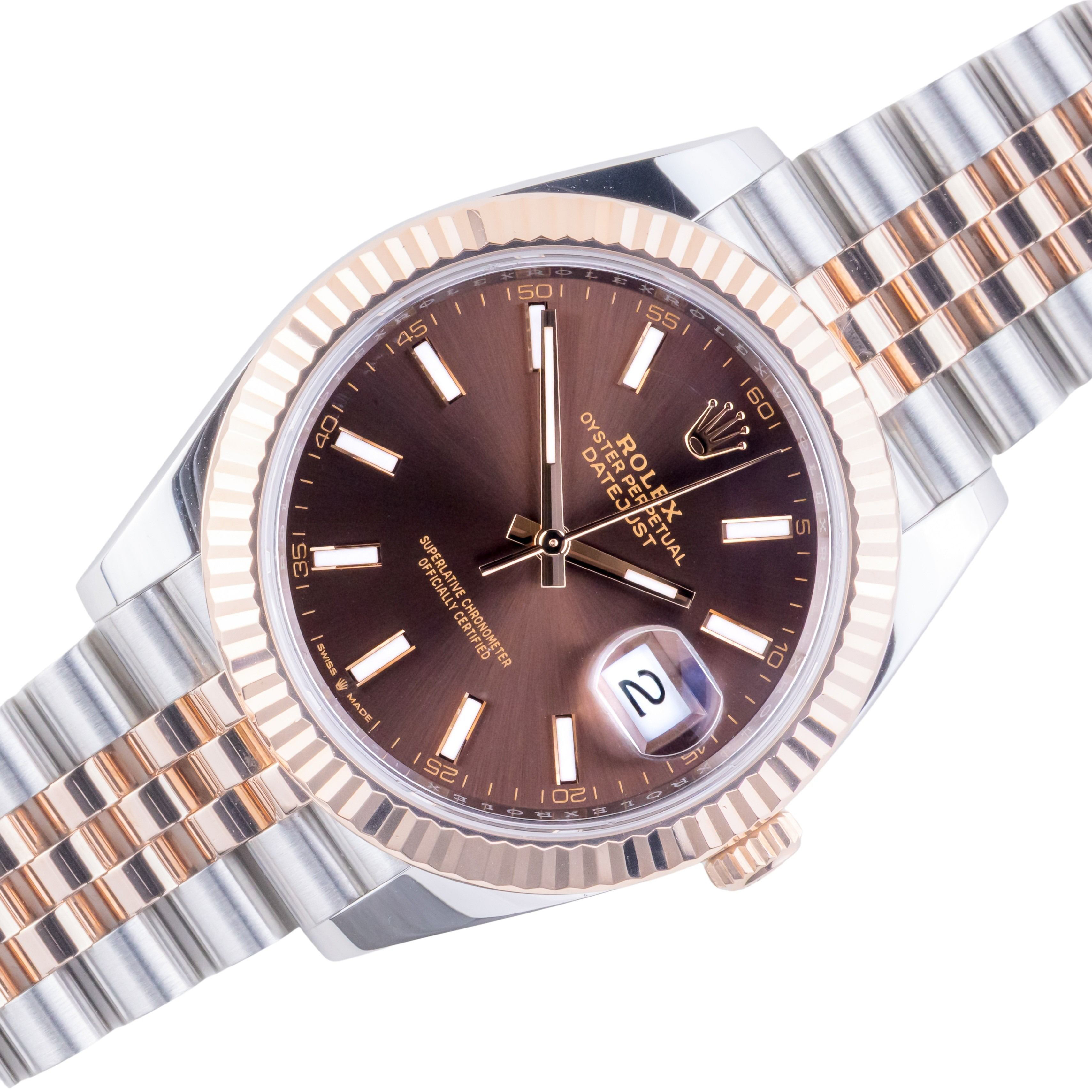 Rolex Oyster Perpetual Datejust Chocolate 126331 2021 (Vollständiger Satz) 1 Rolex Oyster Perpetual Datejust Chocolate 126331 2021 (Vollständiger Satz)