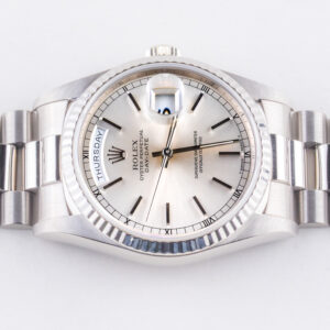 Rolex Day-Date Silver Diamond 18239 1993 12 rolex-day-date-18239-7