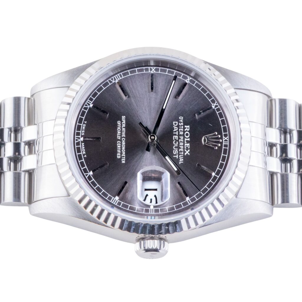 Rolex Oyster Perpetual Datejust Grey 16234 1994 (Volledige Set) 13 2E0B2440 1CG 3M Langedyk Vintage Watches