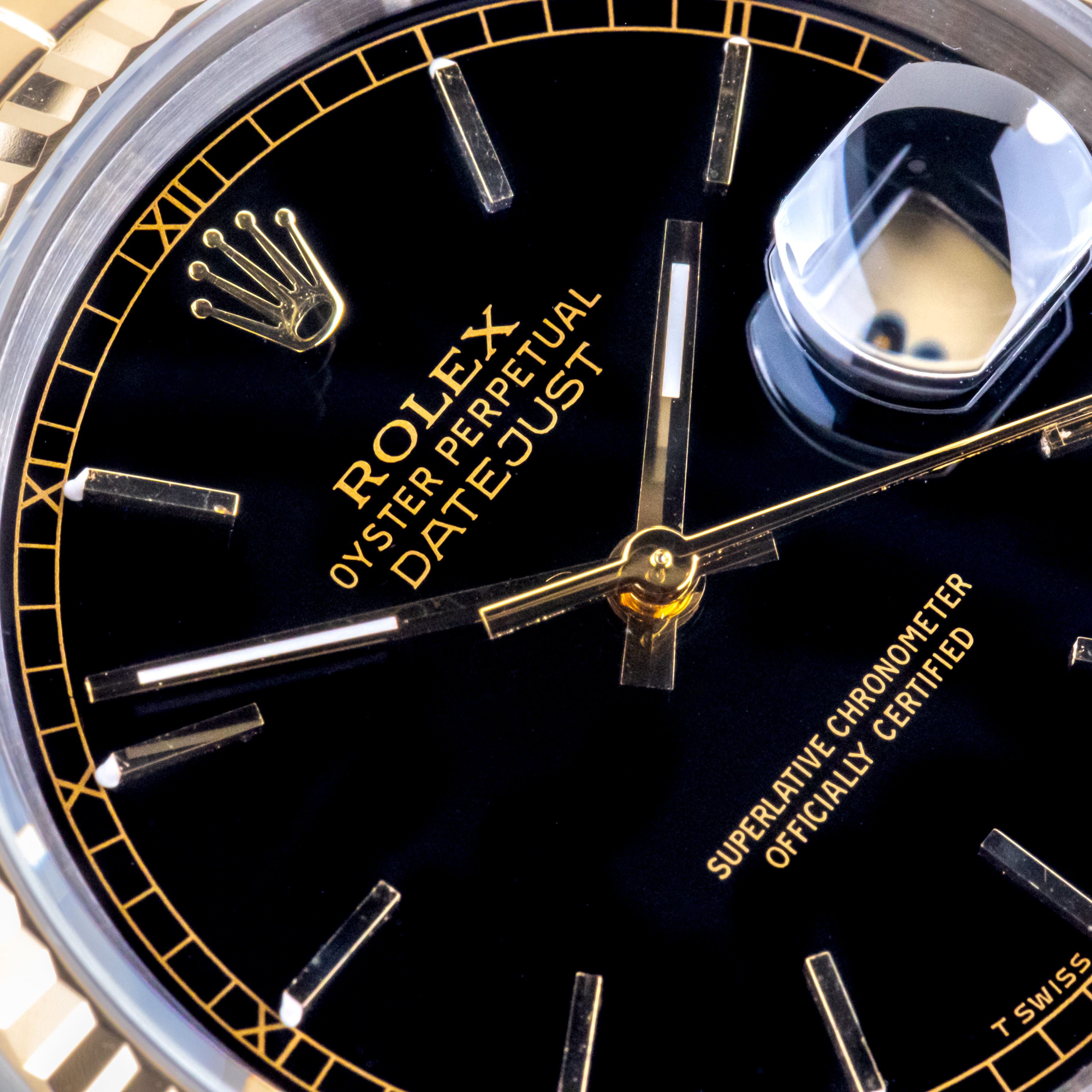 Rolex Oyster Perpetual Datejust Black 16233 1998 (Full Set) 2 2E0B2448 1CG 3M