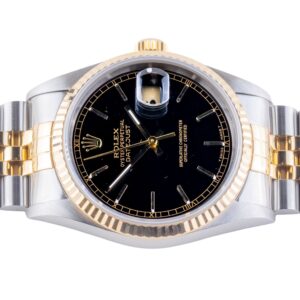 Rolex Oyster Perpetual Datejust Black 16233 1998 (Full Set) 12 2E0B2452 1CG 3M