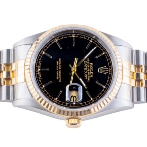 Rolex Oyster Perpetual Datejust Black 16233 1998 (Full Set) 13 2E0B2454 1CG 3M