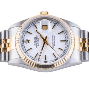 Rolex Oyster Perpetual Datejust White 16233 2002 (Full Set) 12 2E0B2466 1CG 3M